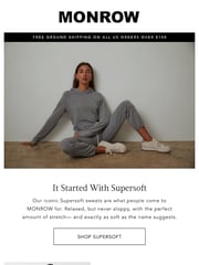 Email Inspiration from MONROW