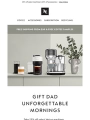 Email Inspiration from Nespresso