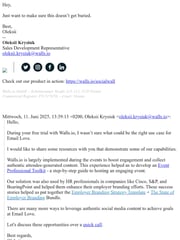 Email Inspiration from Oleksii Krysiuk