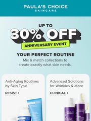 Email Inspiration from Paula's Choice