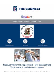 Email Inspiration from PGA TOUR Connect