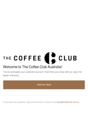 Email Inspiration from The Coffee Club Australia