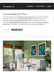 Email Inspiration from =?utf-8?Q?Houzz_for_Professionals?=