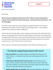 Email Inspiration from Your American Cancer Society