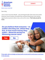 Email Inspiration from Your American Cancer Society
