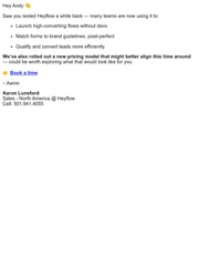 Email Inspiration from Aaron Lunsford