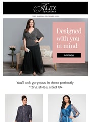 Email Inspiration from Alex Evenings