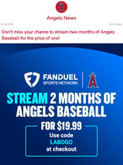 Email Inspiration from angels.com