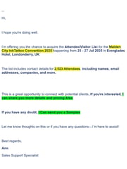 Email Inspiration from Ann Jordan