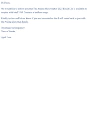 Email Inspiration from April Lara