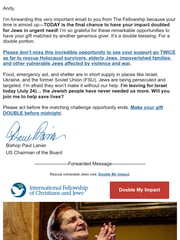 Email Inspiration from Bishop Paul Lanier