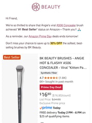 Email Inspiration from BK Beauty