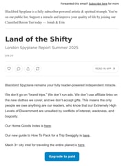Email Inspiration from Blackbird Spyplane
