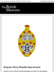 Email Inspiration from British Museum Shop