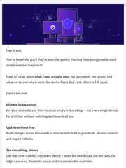 Email Inspiration from Cam at Esper