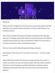 Email Inspiration from Cam at Esper