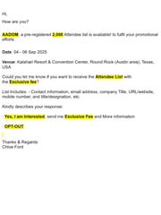 Email Inspiration from Chloe Ford