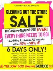 Email Inspiration from Christina's Boutiques