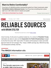 Email Inspiration from CNN Reliable Sources