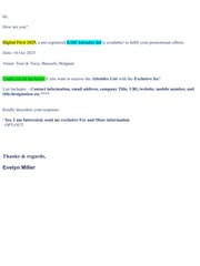 Email Inspiration from Evelyn Miller