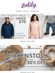 Email Inspiration from Fresh Finds, Zulily