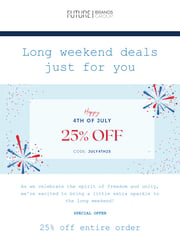 Email Inspiration from FutureBrandsGroup