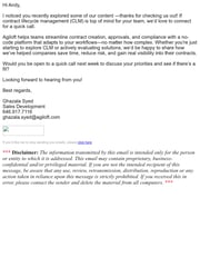 Email Inspiration from Ghazala Syed