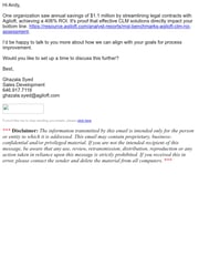 Email Inspiration from Ghazala Syed