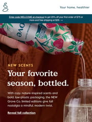 Email Inspiration from Grove Collaborative