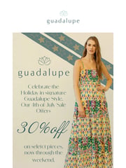 Email Inspiration from Guadalupe Design