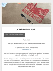 Email Inspiration from HebTroCo