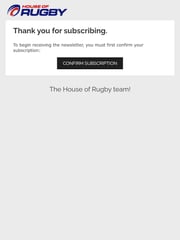 Email Inspiration from House of Rugby