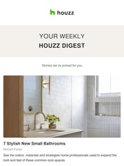 Email Inspiration from Houzz