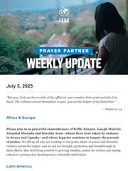 Email Inspiration from International Justice Mission