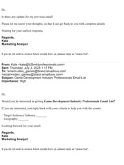 Email Inspiration from Kate