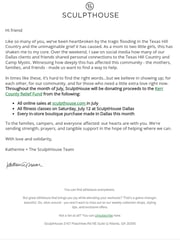 Email Inspiration from Katherine Mason