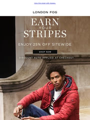 Email Inspiration from London Fog