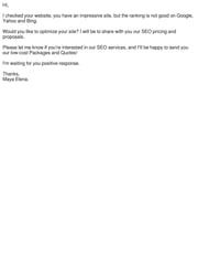 Email Inspiration from Maya elena
