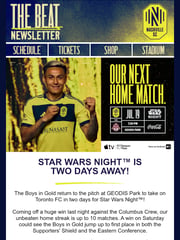 Email Inspiration from Nashville SC