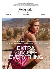Email Inspiration from Nasty Gal