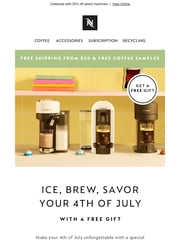 Email Inspiration from Nespresso