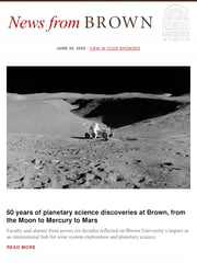 Email Inspiration from News from Brown