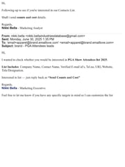 Email Inspiration from nikki.bella