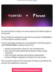 Email Inspiration from Pendo