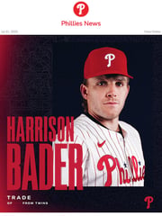 Email Inspiration from phillies.com