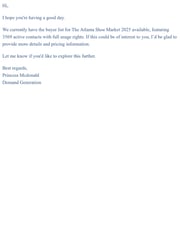 Email Inspiration from Princess Mcdonald