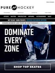 Email Inspiration from Pure Hockey