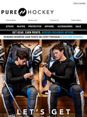 Email Inspiration from Pure Hockey