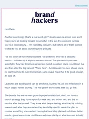 Email Inspiration from Rachel from Brand Hackers