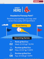 Email Inspiration from redsox.com Partners